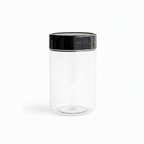 Round Plastic Jar - 370ml