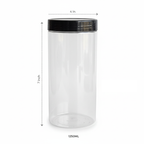 Round Canister Jars - Plastic