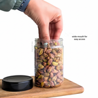 Round Plastic Jar - 370ml